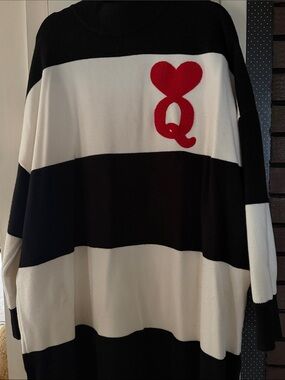 *RARE* Dressed in Lala Queen of Hearts Sweater Dress L/XL